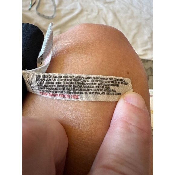 Free People Movement Women's Shorts Sz M Black Athletic Gray Reflective Stripes - Picture 7 of 10